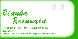 bianka reinwald business card